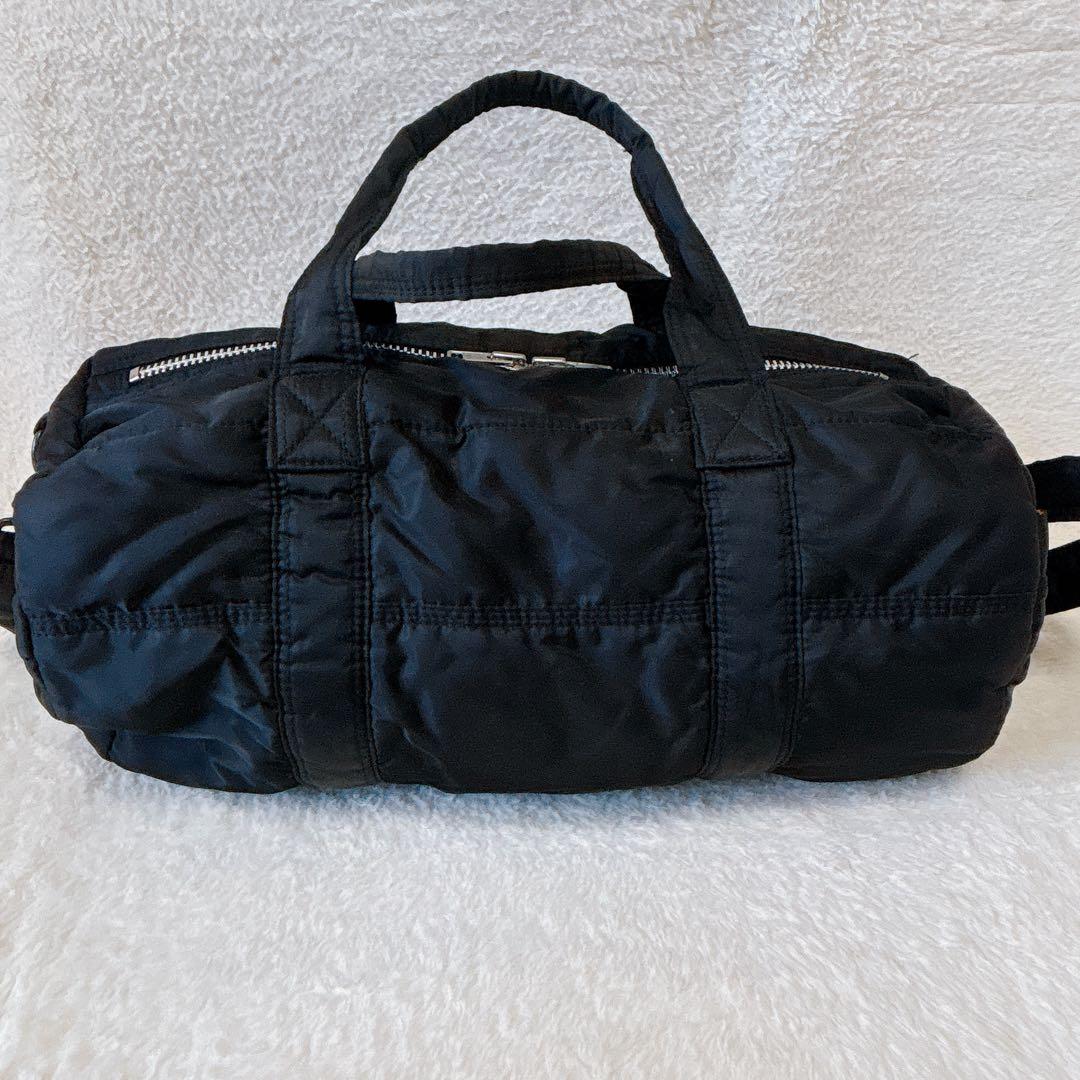 PORTER タンカー　2way ダッフル　ドラム　ボストンバッグ　裏地汚れ有