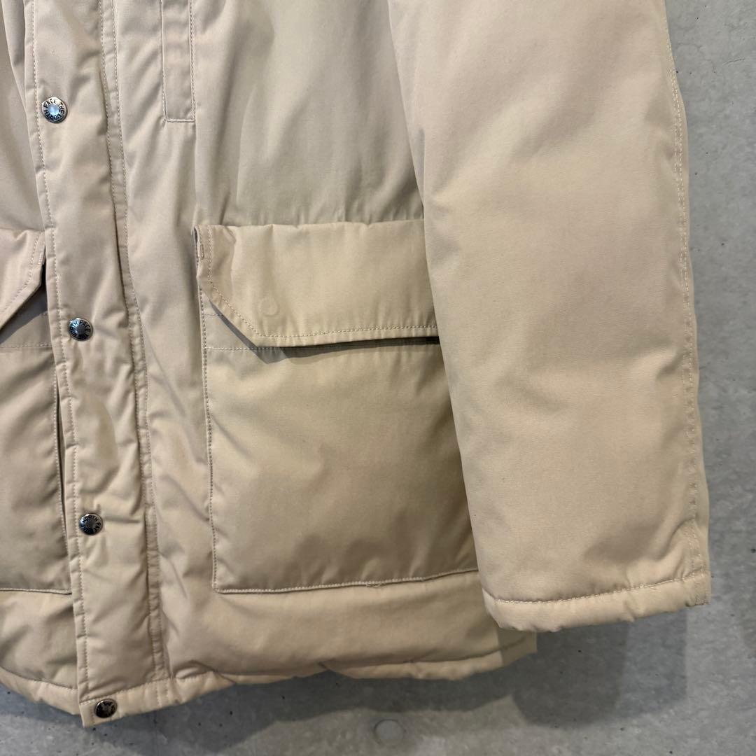 ノースフェイス パープルレーベル ナナミカ コラボ ダウンジャケット Mベージュ