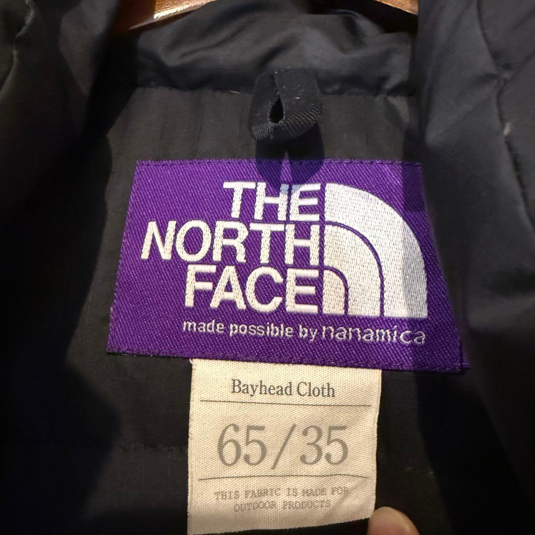 ノースフェイス パープルレーベル ナナミカ コラボ ダウンジャケット Mベージュ