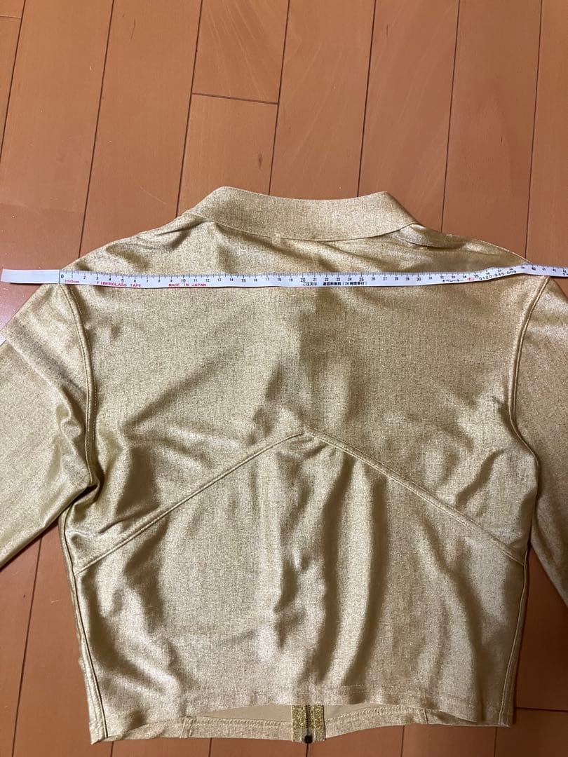CHANEL ゴールド クロップドジャケット S