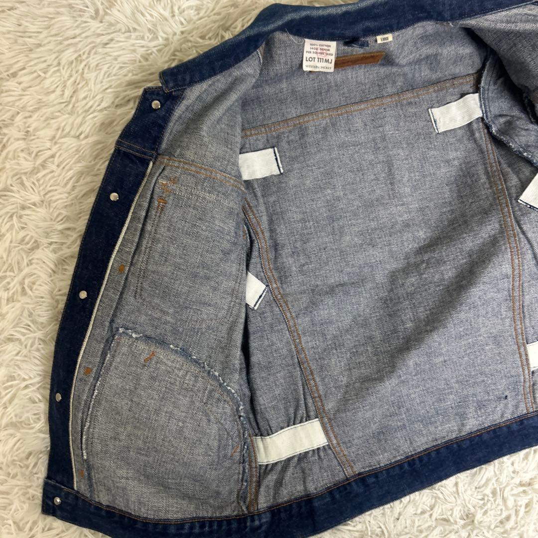 【美品】ラングラー 111MJ デニムジャケット　日本製　Lサイズ