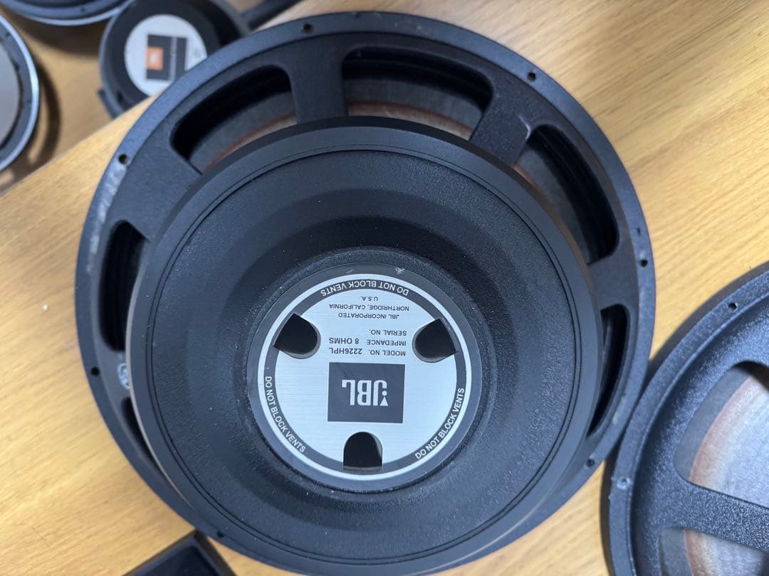 JBL 2226HPL ペア　38cm 15インチ　ウーファー　スピーカー