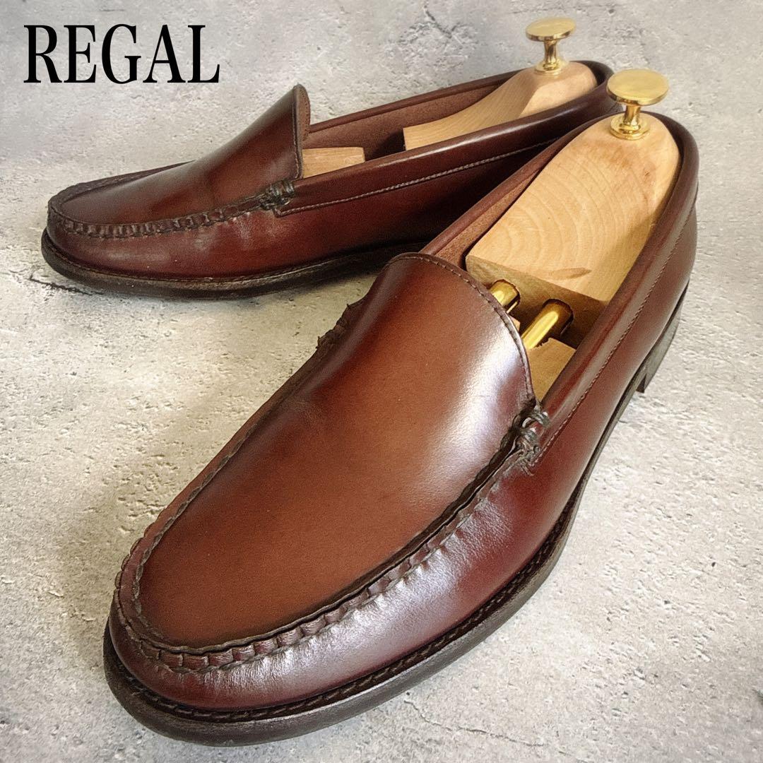 REGAL リーガル　ローファー　コブラヴァンプ　ブラウン 26EE