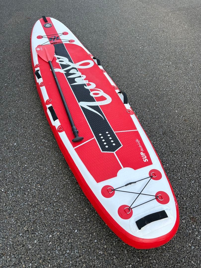 TECHLIFE SUP ボード レッド・ホワイト