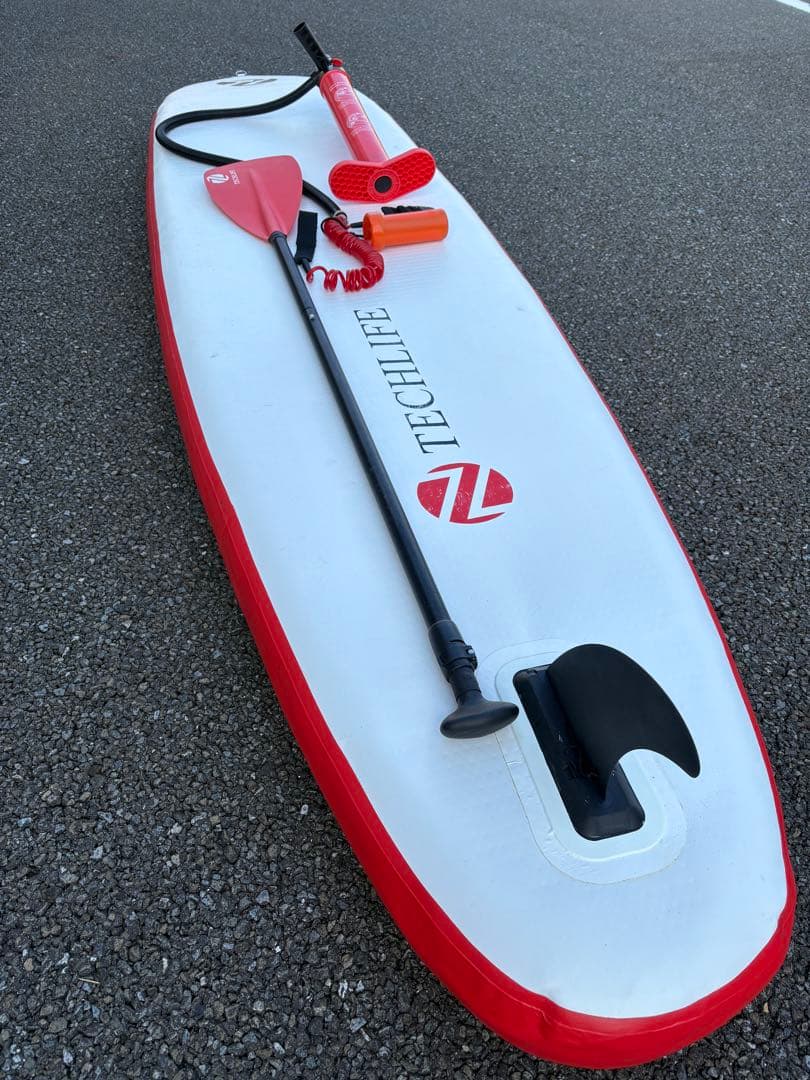 TECHLIFE SUP ボード レッド・ホワイト