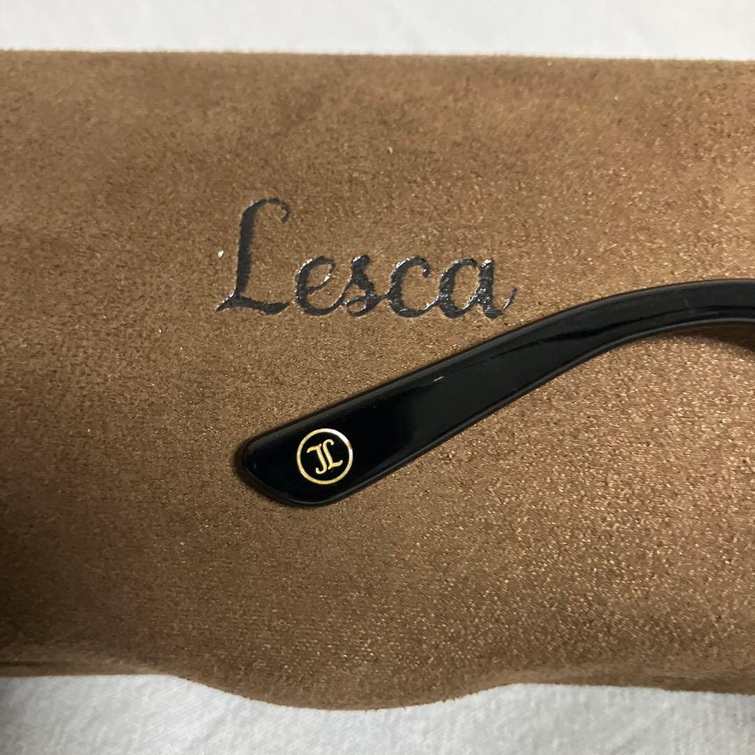 レスカ/ピカ ブラック44□26 度なしグレー調光レンズ【ノーズパッドカスタム】