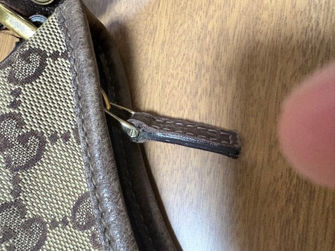 正規品GUCCI 130738 アピー GGキャンバス ハンドバッグ