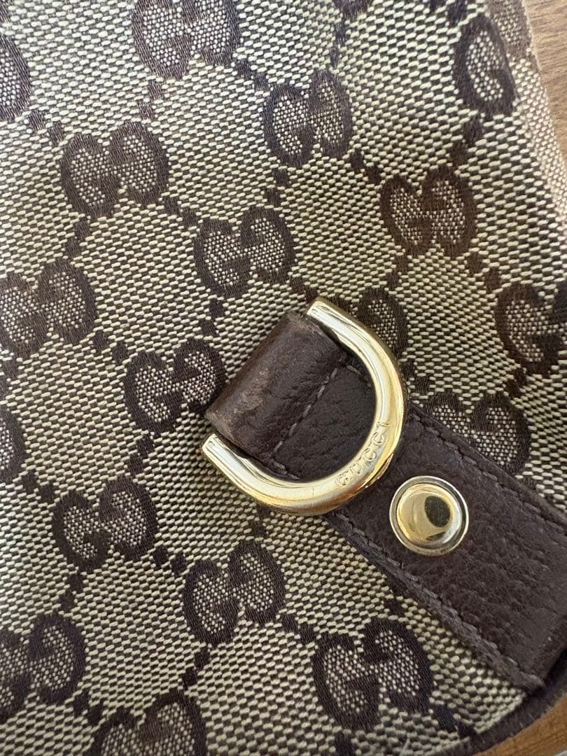 正規品GUCCI 130738 アピー GGキャンバス ハンドバッグ