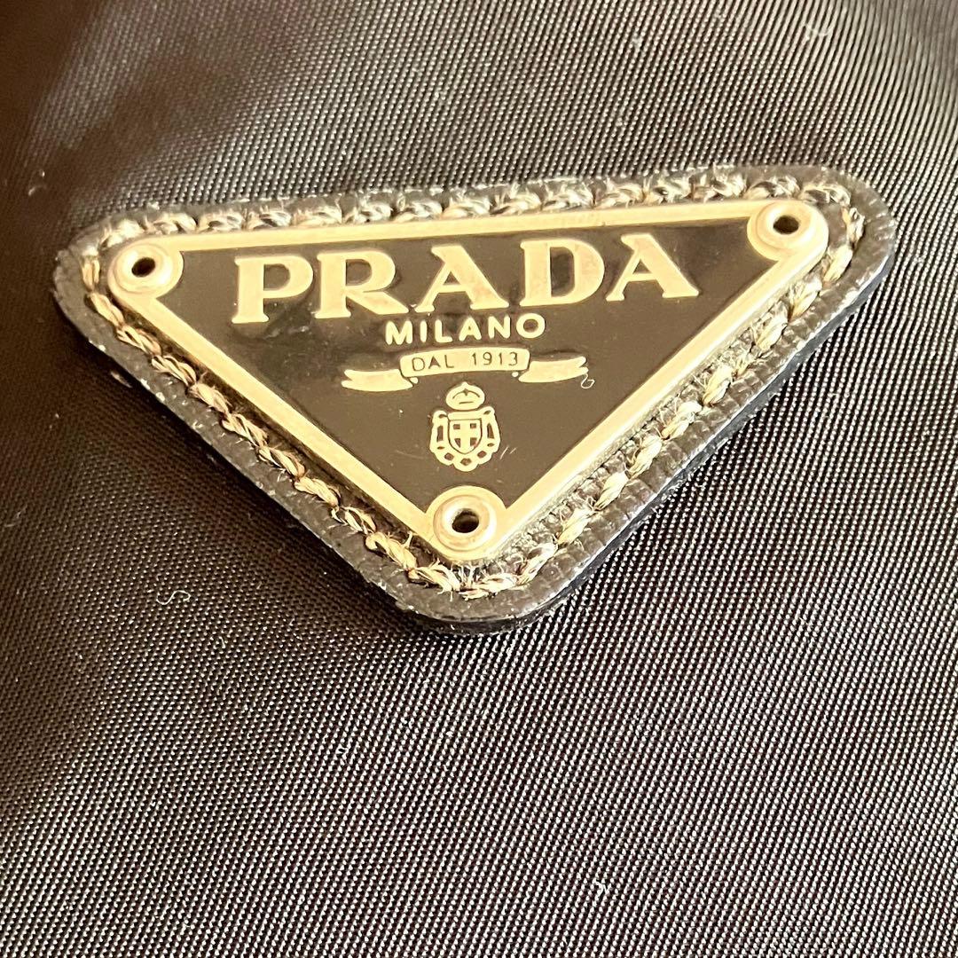 PRADA 三角ロゴプレート　ナイロン　2way ボストンバッグ　旅行鞄　プラダ