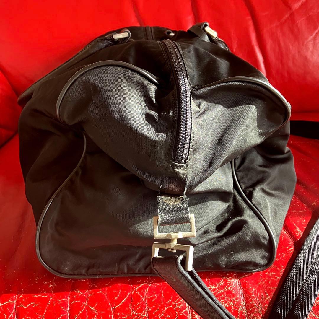 PRADA 三角ロゴプレート　ナイロン　2way ボストンバッグ　旅行鞄　プラダ