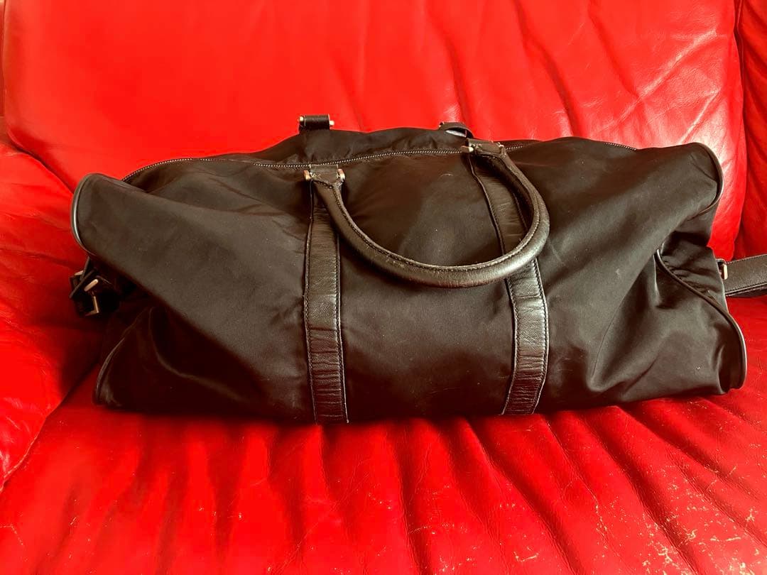 PRADA 三角ロゴプレート　ナイロン　2way ボストンバッグ　旅行鞄　プラダ