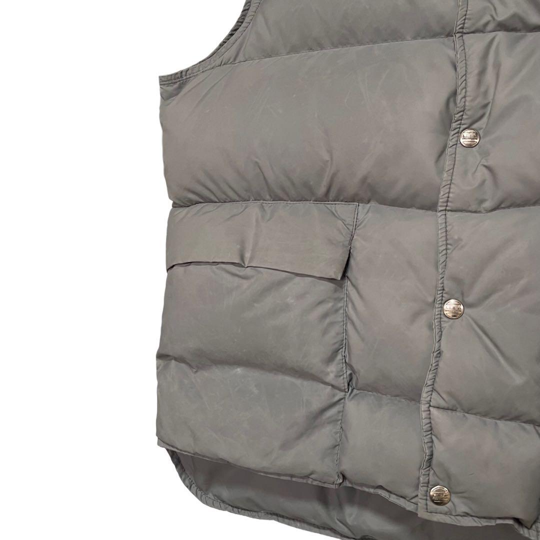 80’s L.L.Bean ダウンベスト 縦型ポケット 希少カラー グレー