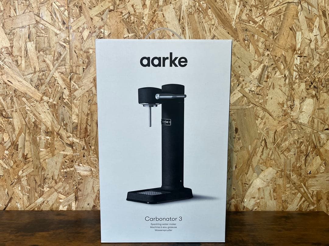 【新品未開封】aarke Carbonator 3 ブラック 炭酸水メーカー