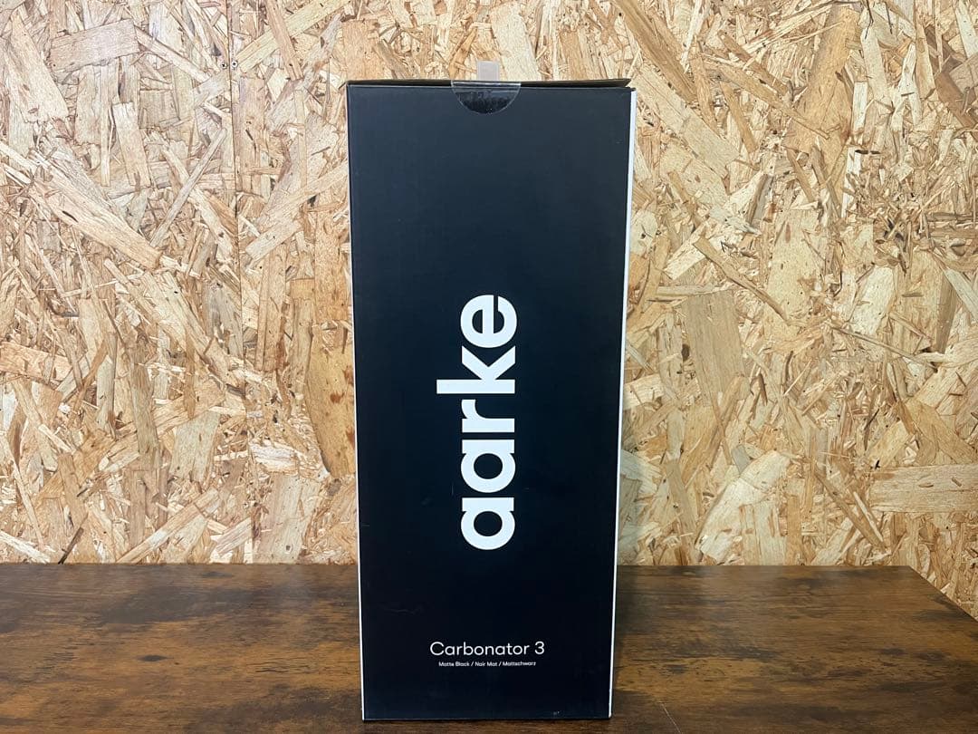 【新品未開封】aarke Carbonator 3 ブラック 炭酸水メーカー