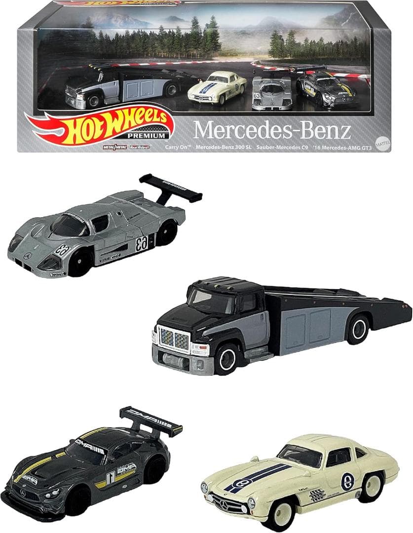 Hot Wheels Mercedes-Benz 4台セット【新品】