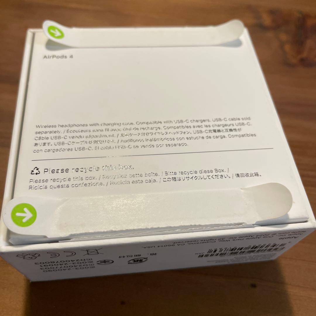 【未使用】☆【激安】 Apple Airpods4