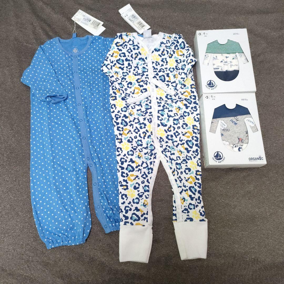 PETIT BATEAU プチバトー　ベビー服 6ヶ月（67cm） 8着セット