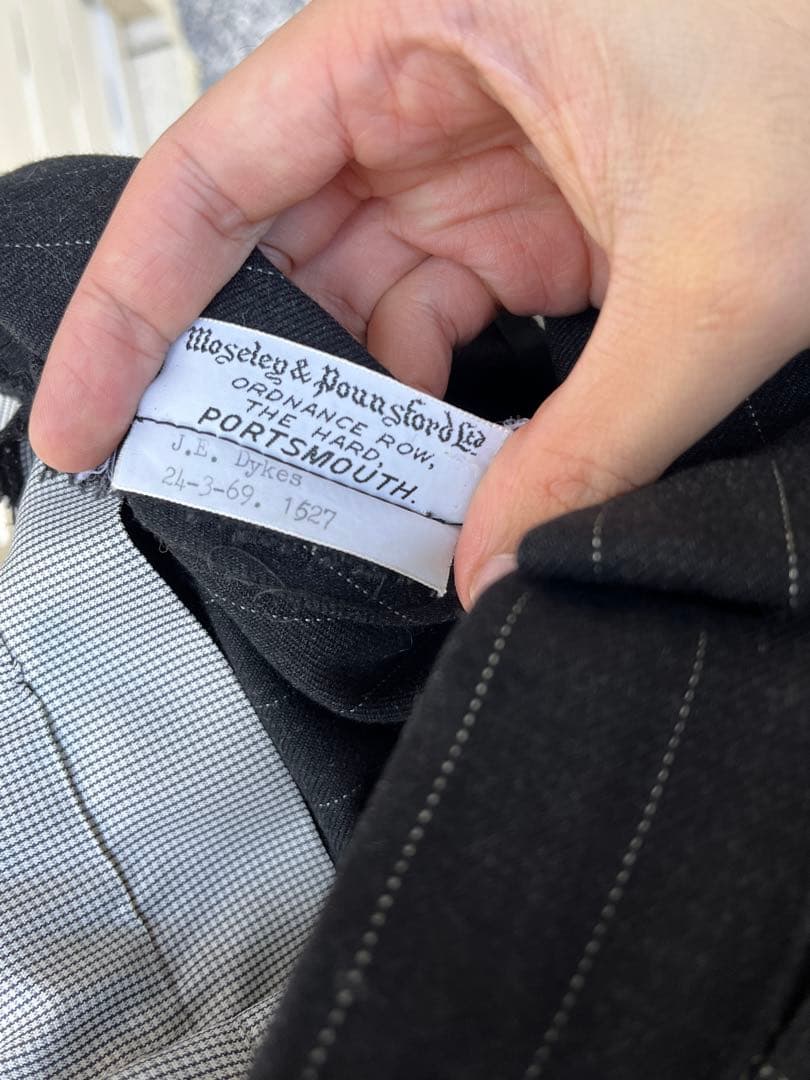 Tc hd 　1960s イギリスビンテージ　ビスポークスーツ