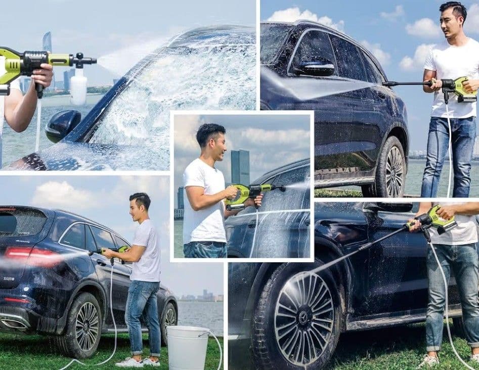 【新品未使用】Beautitec コードレス洗浄機　KB007 ライムグリーン