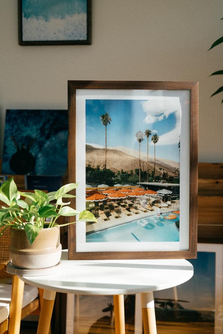 T*様 Palm Springs Pool Club A2サイズ額装作品