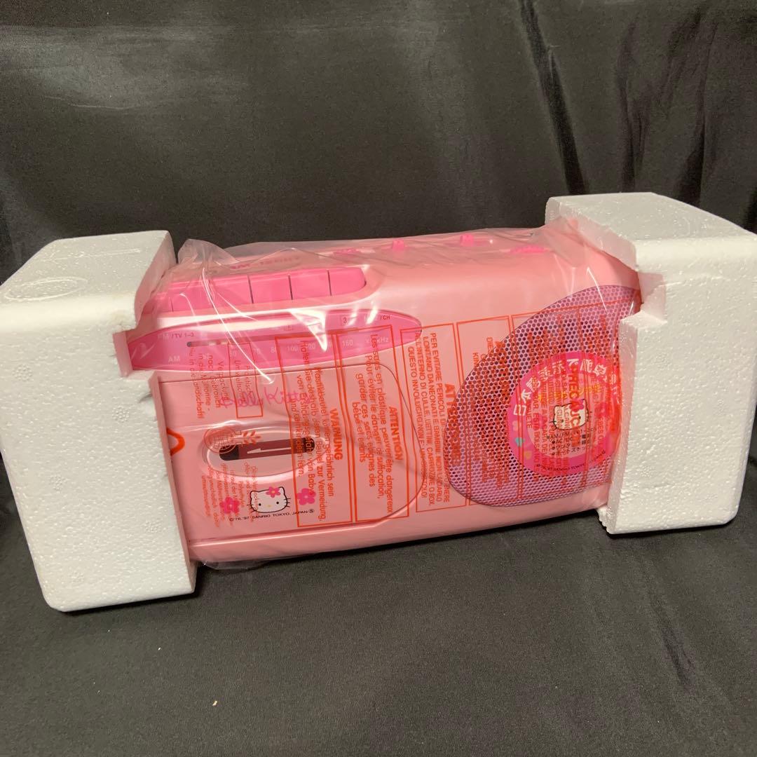 ハローキティ モノラル ラジカセ RM-120KT 未使用