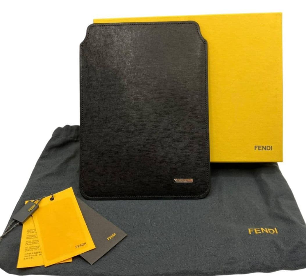 FENDI iPad mini ケース ブラック PVC 箱付きフェンディケース