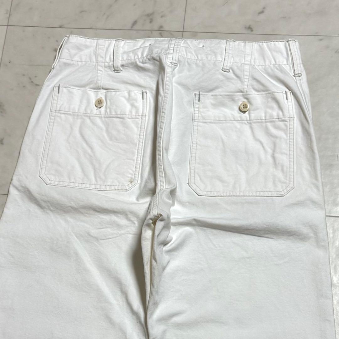 RRL ダブルアールエル チノパン コットン ボタンフライ ホワイト 30×30