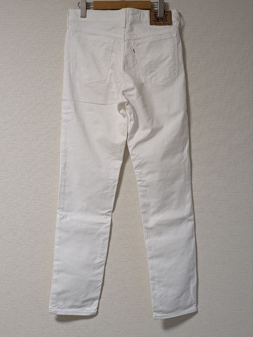 80s リーバイス　606 ホワイトデニム　ホワイトリーバイス　W31