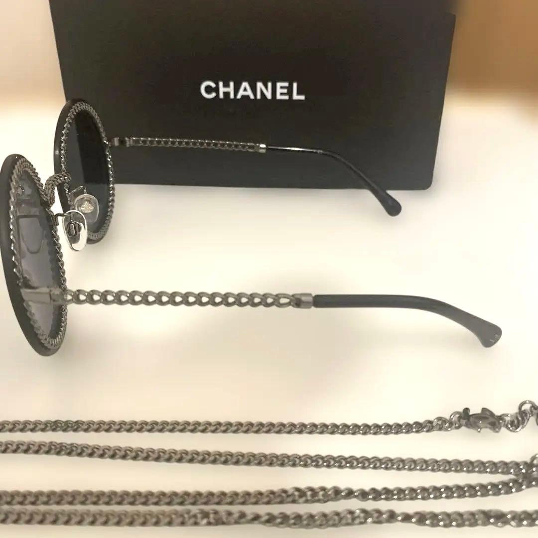 CHANEL チェーン　サングラス　4245