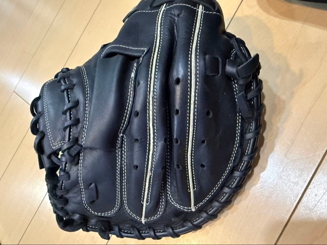 キャッチャーミット　黒　ZETT軟式