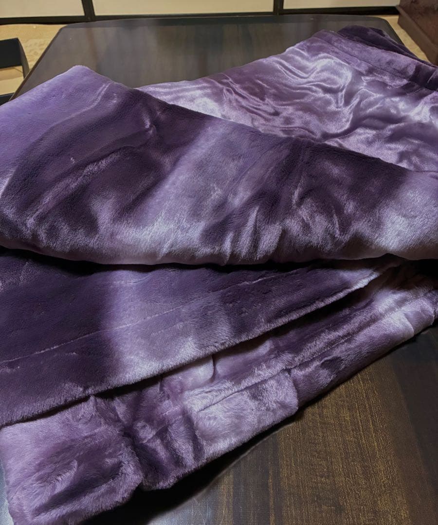 西川　プレミアムファー毛布　シルキータッチ