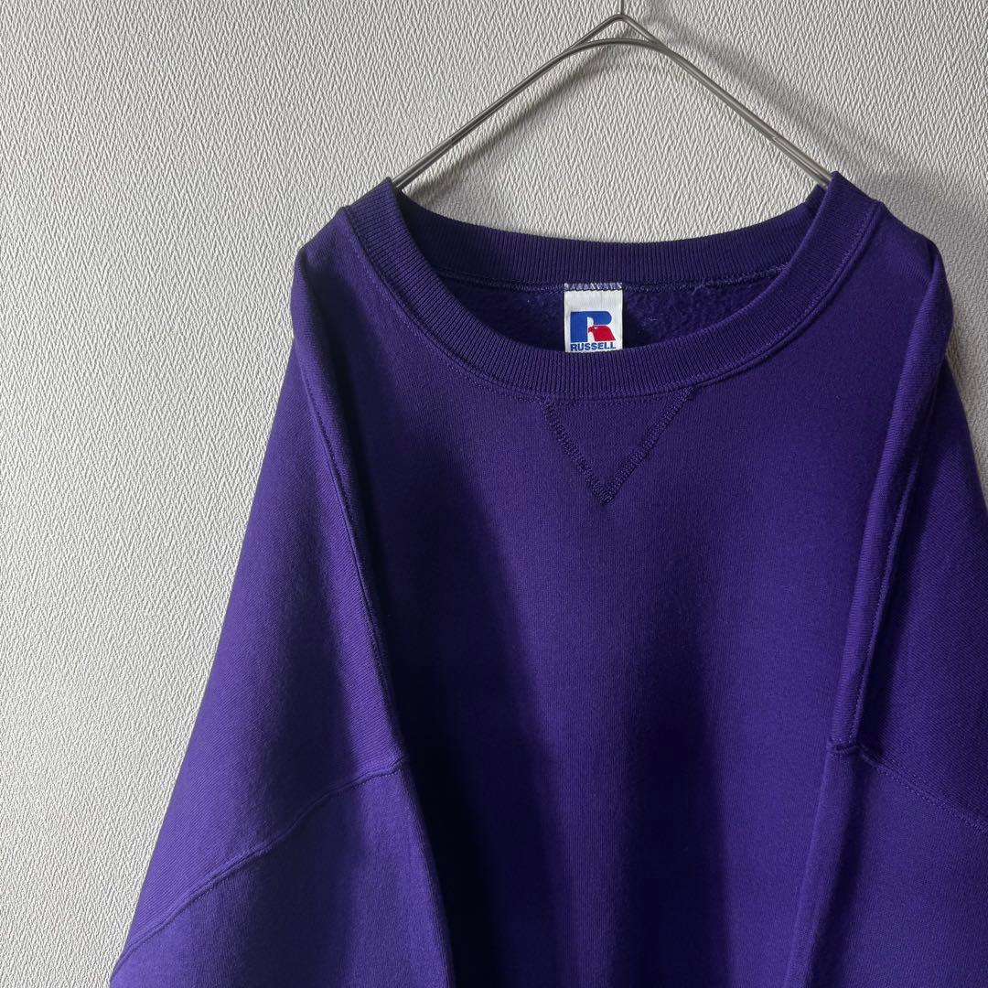 て*い様 希少カラー 90s 00s RUSSELL PLAIN 無地 前V パ