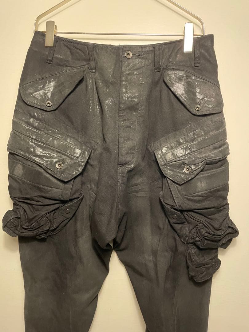 JULIUS 25ss ユリウス ガスマスク トラウザー パンツ ブラック