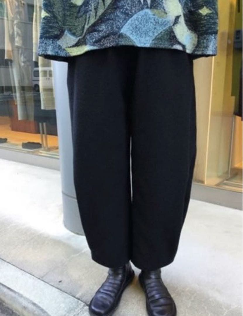 ヨーガンレール　ウールフエルト　ワイド&バルーン　パンツシルエット