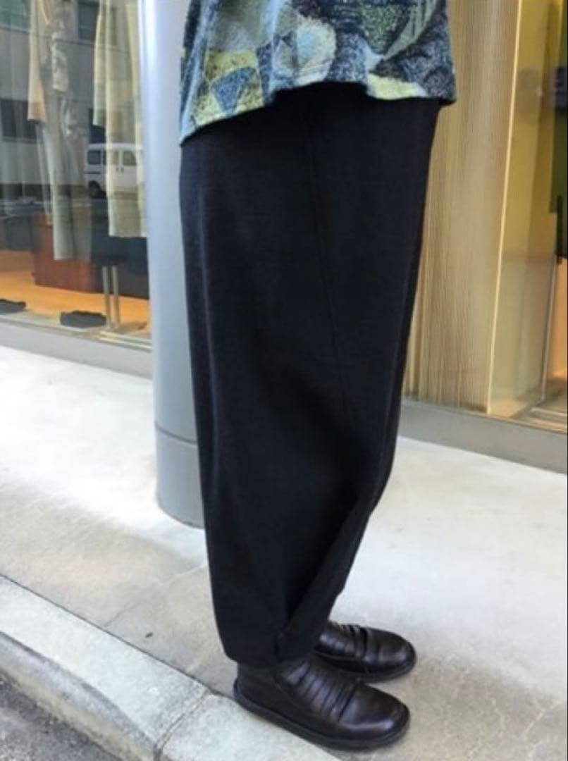 ヨーガンレール　ウールフエルト　ワイド&バルーン　パンツシルエット