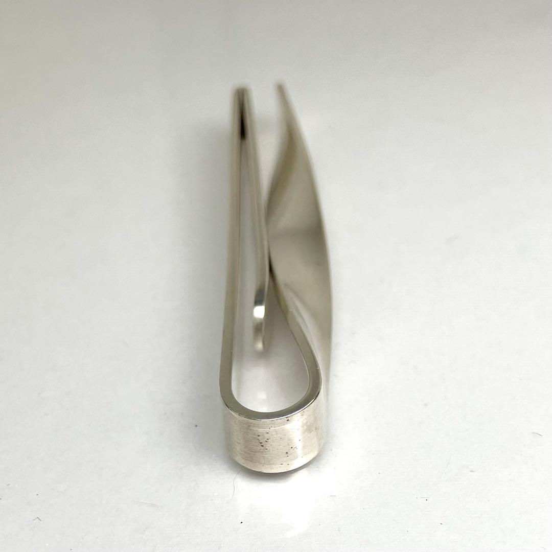 おしゅん　箱付き　ジョージジェンセン　ネクタイピン　ツイスト　シルバー