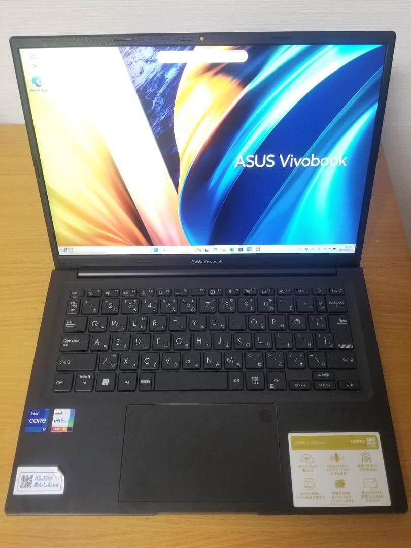 Windowsノート本体 ASUS Vivobook i7-1255u 16GB 512GB WUXGA