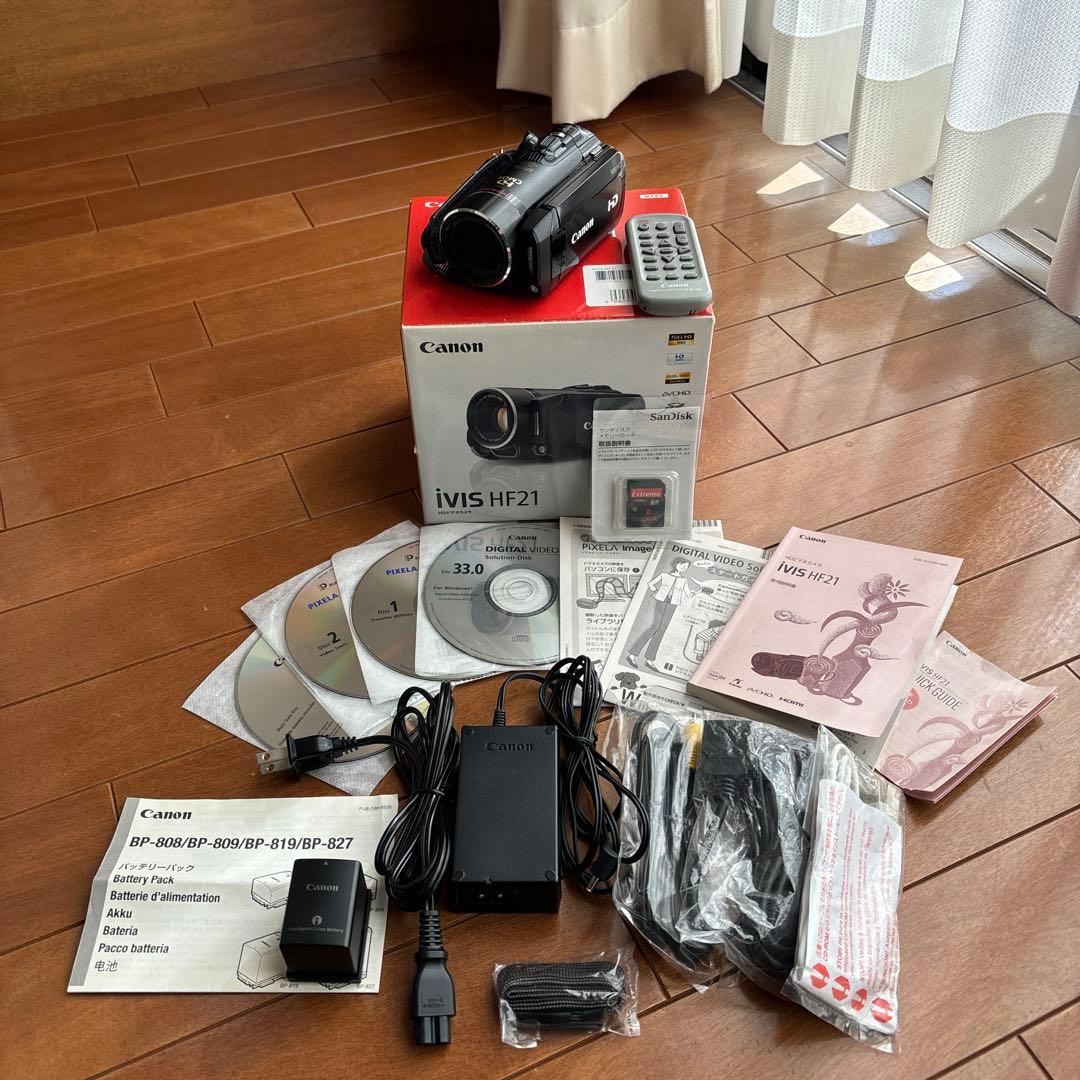 ★最終価格★ 美品【Canon】iVIS-HF21 HD+大容量バッテリーパック