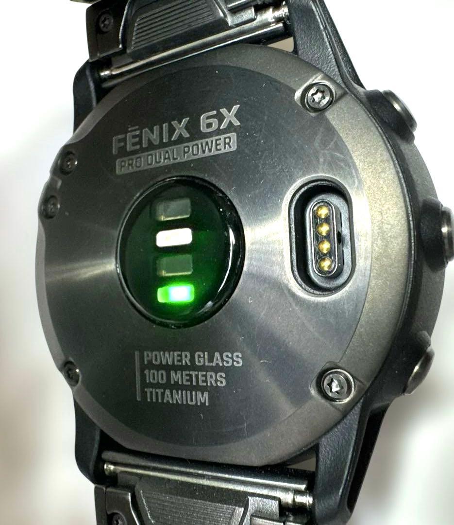 GARMIN fenix 6X PRO DUAL POWER 超美品　最終価格