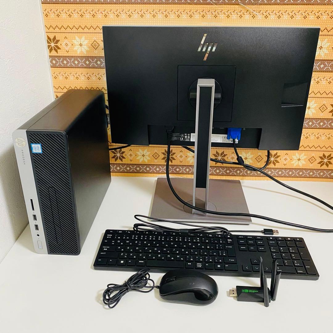 Y629 HPデスクトップSSD第9世代高速Windows11オフィス2024付