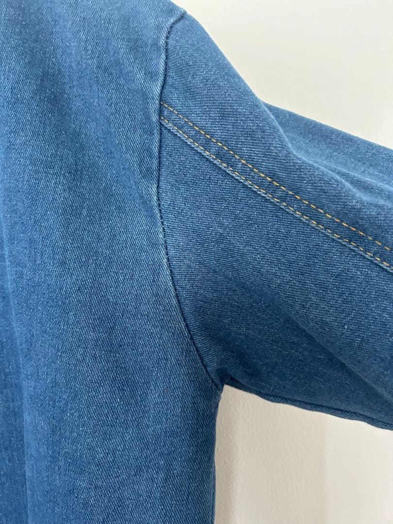 【値下げしました♩】v-collar denim jacket arulle