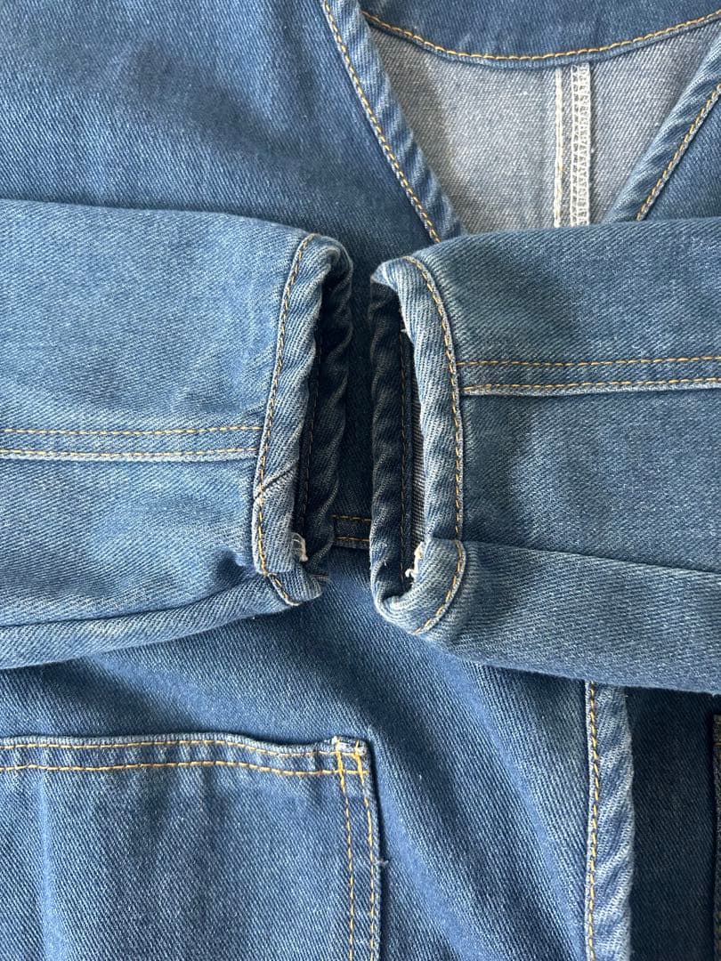 【値下げしました♩】v-collar denim jacket arulle