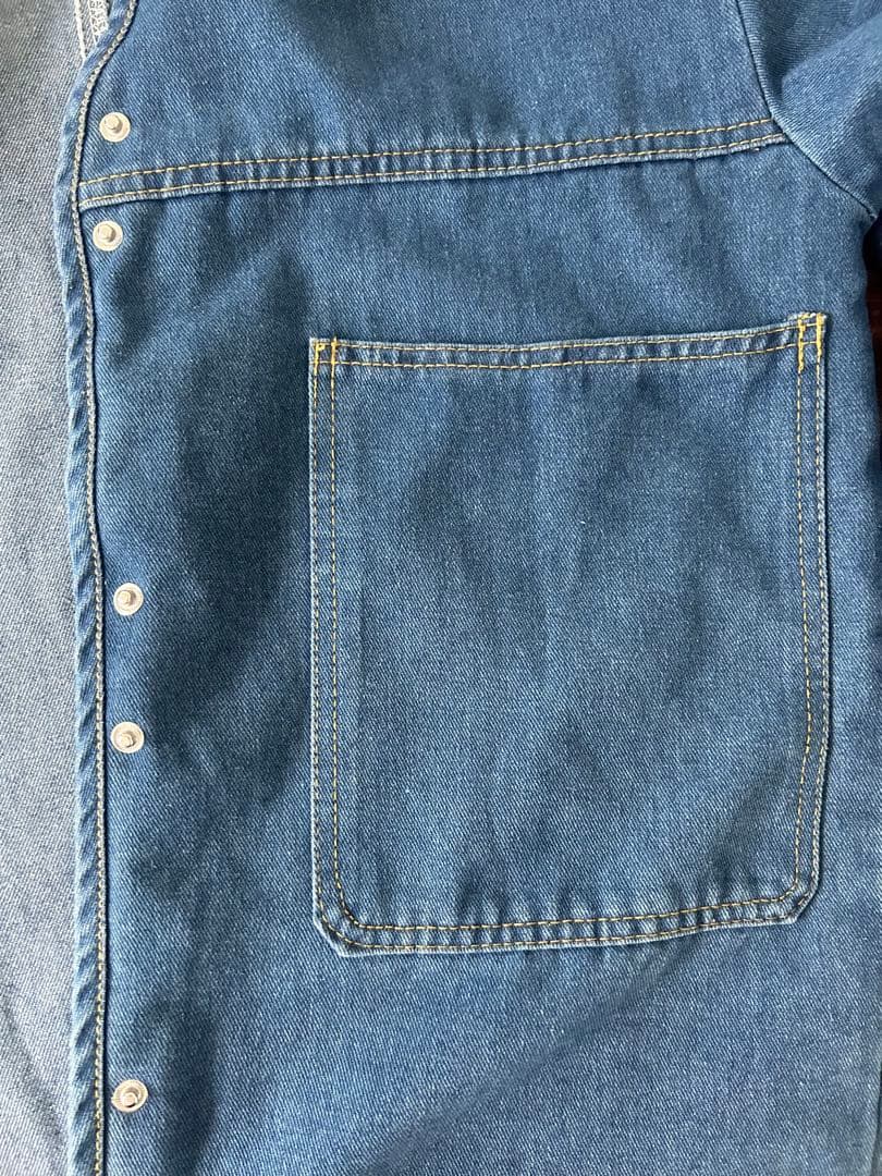 【値下げしました♩】v-collar denim jacket arulle