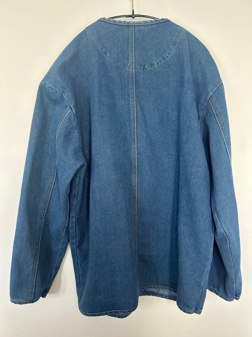 【値下げしました♩】v-collar denim jacket arulle