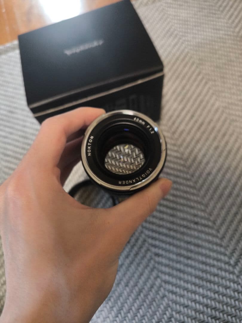 NOKTON 40mm F1.2 VM フード箱あり