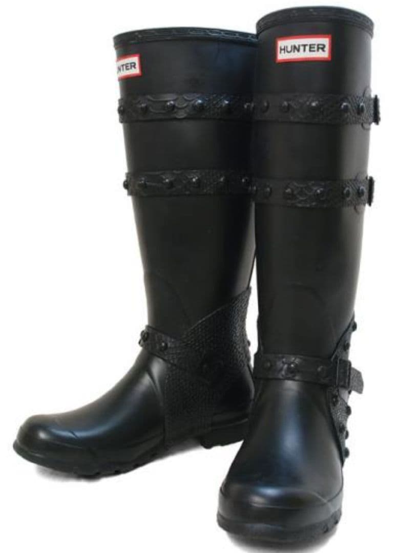 【最終値下げ】最終値下げ HUNTER レインブーツ ロング ブーツ レア