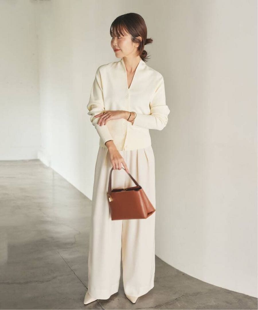 【美品】LE PETIT PULLE 別注TULIP COLLAR カーディガン