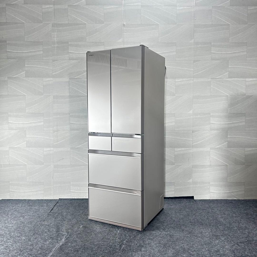 HITACHI 520L 大型冷蔵庫 6ドア 大容量 2020年製 d4839