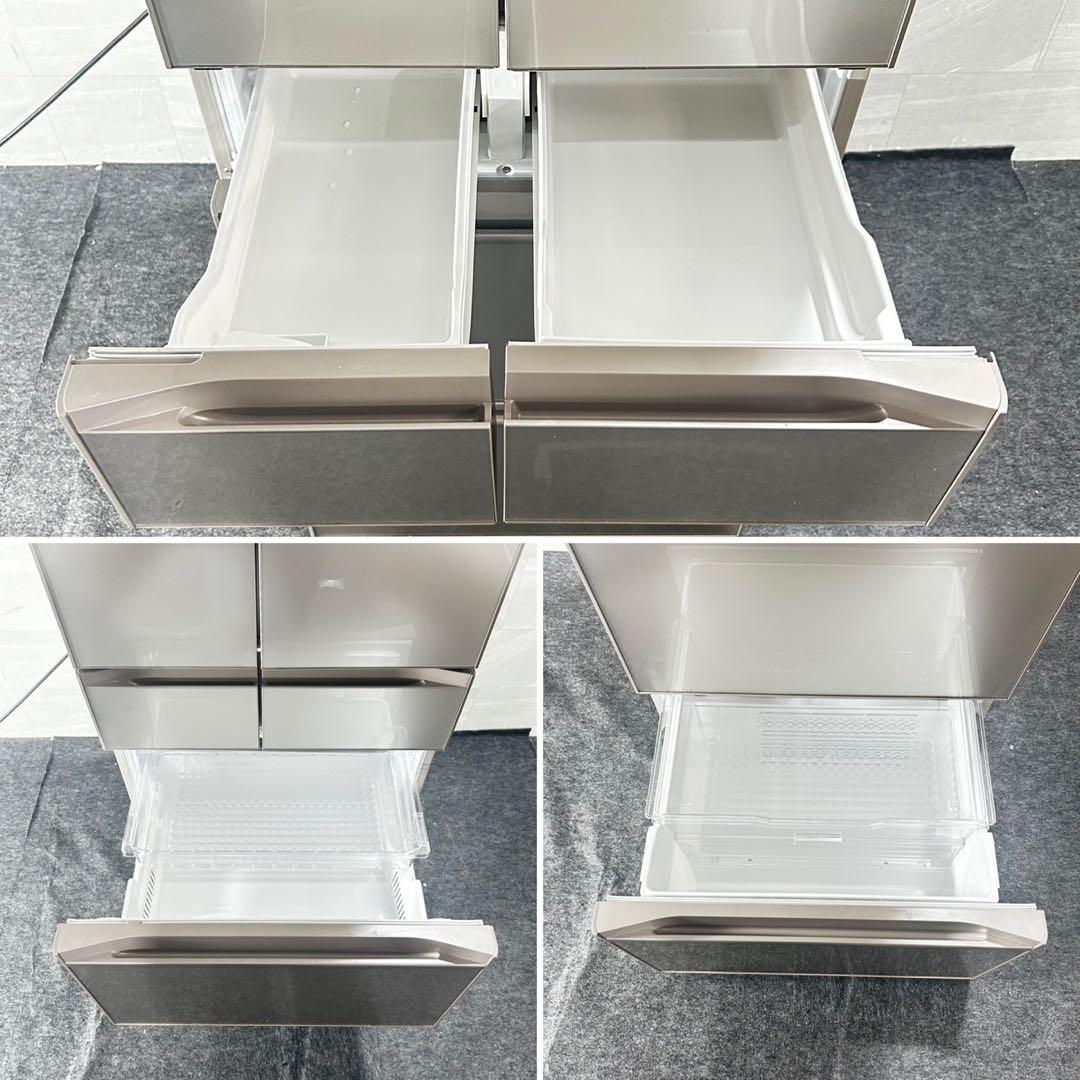 HITACHI 520L 大型冷蔵庫 6ドア 大容量 2020年製 d4839