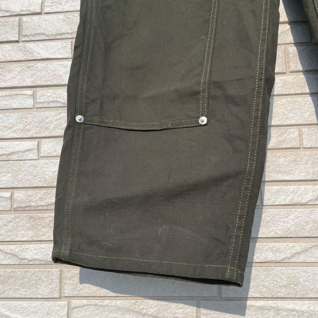 ディアスポラ　パンツ　XL ダブルニー　カーキ　WHATZIS別注